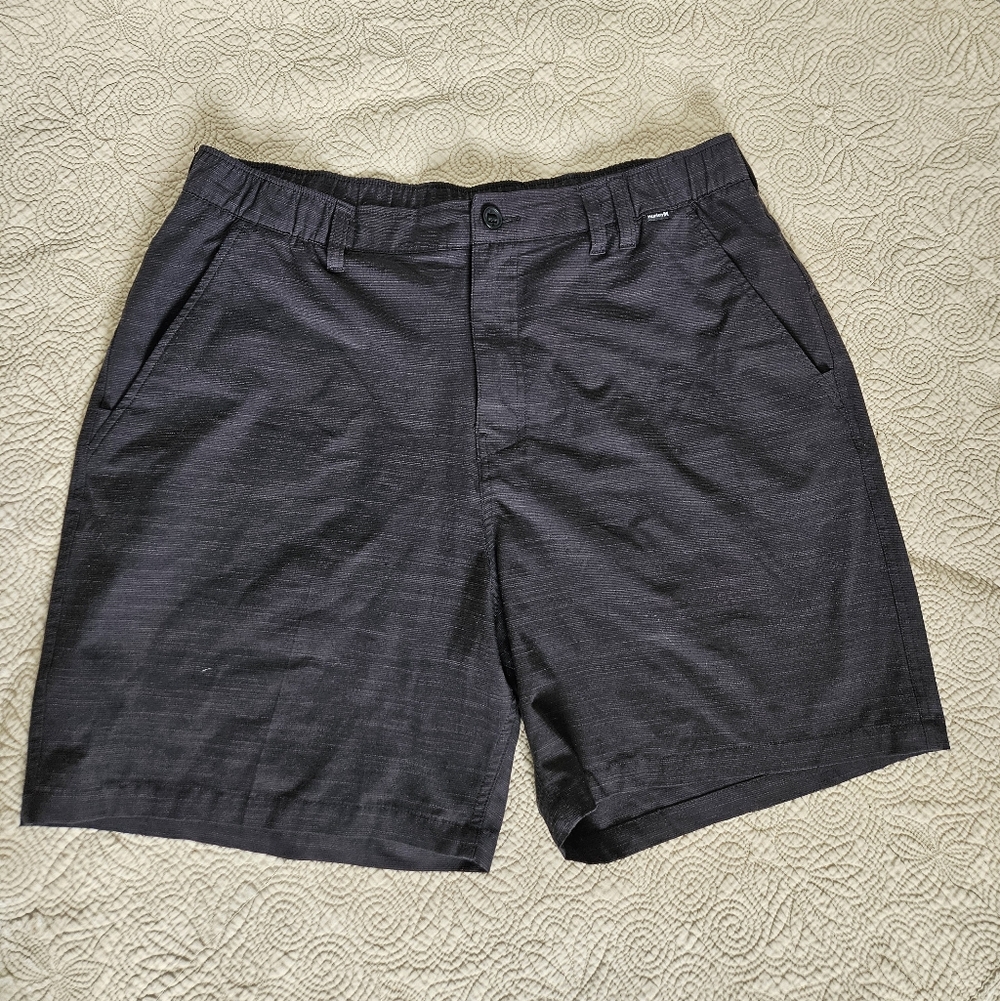 Hurley Phantom Men's Swim Trunks Board Shorts, Size 38, Black
